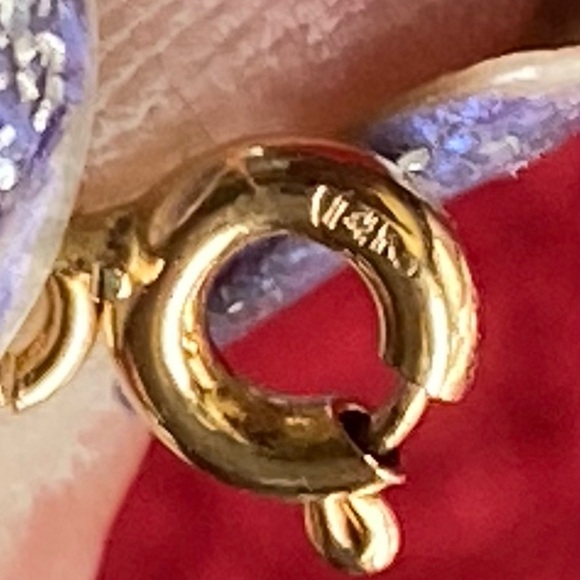 L-18: Solid 14k YG Herringbone Mirror Finish Neck Chain- 17 3/4” 4mm Width. - Picture 5 of 11